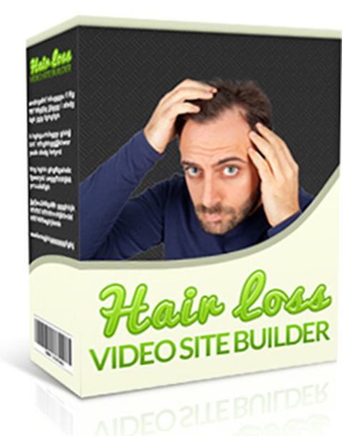 Product picture Hair Loss Video Site Builder